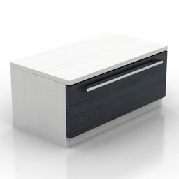 3D Bedside table preview