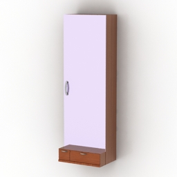 mirror wardrobe 3D Model Preview #9d933011