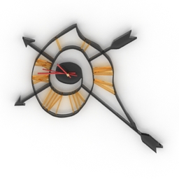 clock wall 3D Model Preview #bd604245