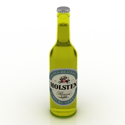 bottle beer 3D Model Preview #a7c16007
