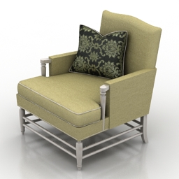 3D Armchair preview