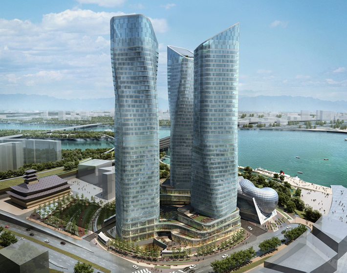 Dancing Towers by Daniel Libeskind, Seoul, South Korea