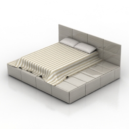 bed 3D Model Preview #82c0e1ff