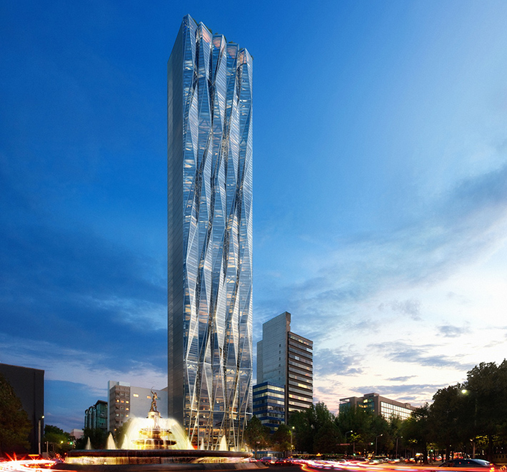 Reforma 432 skyscraper,  Mexico City, Mexico