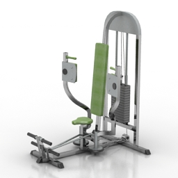 gym simulator 3D Model Preview #05945672