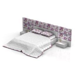 bed sicilia 3D Model Preview #4d538887