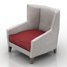 armchair vilem 3D Model Preview #2a4ebf74