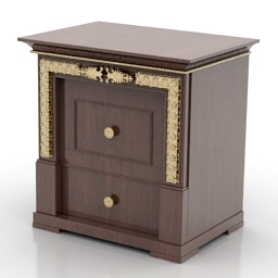 3D Bedside table preview