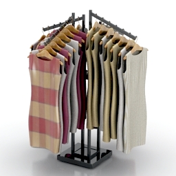 rack dress 3D Model Preview #f8d493c6