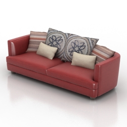 sofa fendi 3D Model Preview #fdf37d37