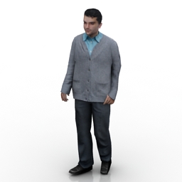 man 3D Model Preview #0a22ec86