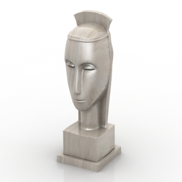 figurine mask 3D Model Preview #b6364d9d