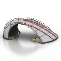 tent tensile structures 3D Model Preview #72b182c3