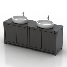 3D Wash-basin preview
