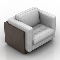 3D Armchair preview