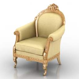 3D Armchair preview