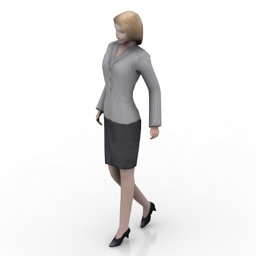 woman walking 3D Model Preview #776fe30d