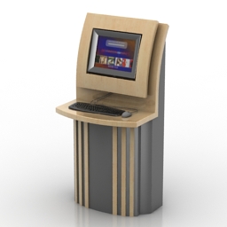 kiosk bookstore 3D Model Preview #71fd5143