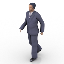 man walking 3D Model Preview #3a03a004