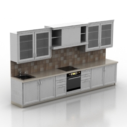 kitchen 3D Model Preview #7662554b