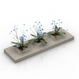 flowers 3D Model Preview #58d49a32