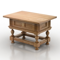 table 3D Model Preview #bcb78db2