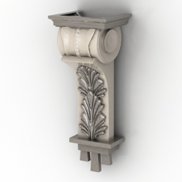 console decor 3D Model Preview #ac5beaf1