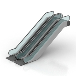 escalator 3D Model Preview #1d442f0e