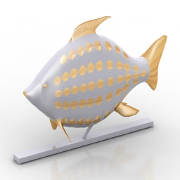 figurine fish 3D Model Preview #5ffebcae