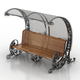 bench 3D Model Preview #ec1399b8