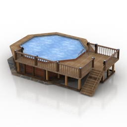pool 3D Model Preview #094495a8