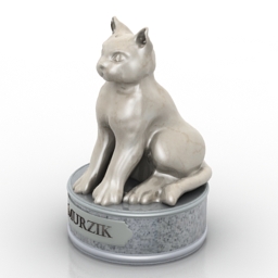 figurine cat 3D Model Preview #92afc5c7