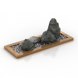 stones decor 3D Model Preview #e2ce1575