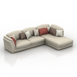 sofa 3D Model Preview #6e5b4f6d