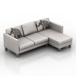 sofa ikea carlstad 3D Model Preview #5edc47bf