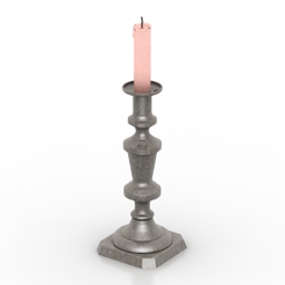 candlestick 3D Model Preview #7545fbde