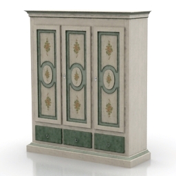 wardrobe rossignoli art 1433-a 3D Model Preview #5daaabe5