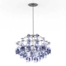 luster glass cluster 3D Model Preview #8f7dd125