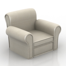 3D Armchair preview