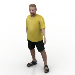 man y 3D Model Preview #8b274514