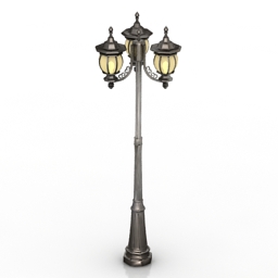 3D Lamppost preview