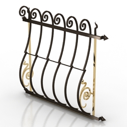 fence 3D Model Preview #0895a75a