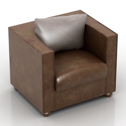 3D Armchair preview