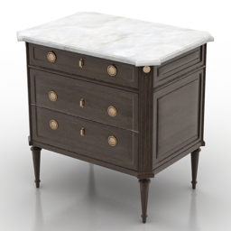 nightstand taillardat eglantine 3D Model Preview #f94cbb58
