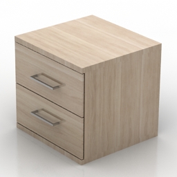 3D Bedside table preview