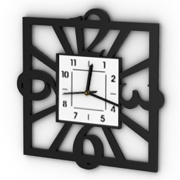 clock 3 3D Model Preview #e7416e70