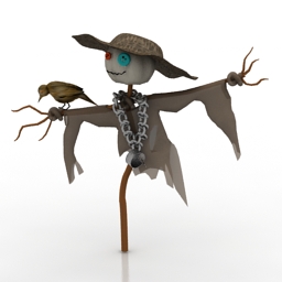 scarecrow 3D Model Preview #02dde322