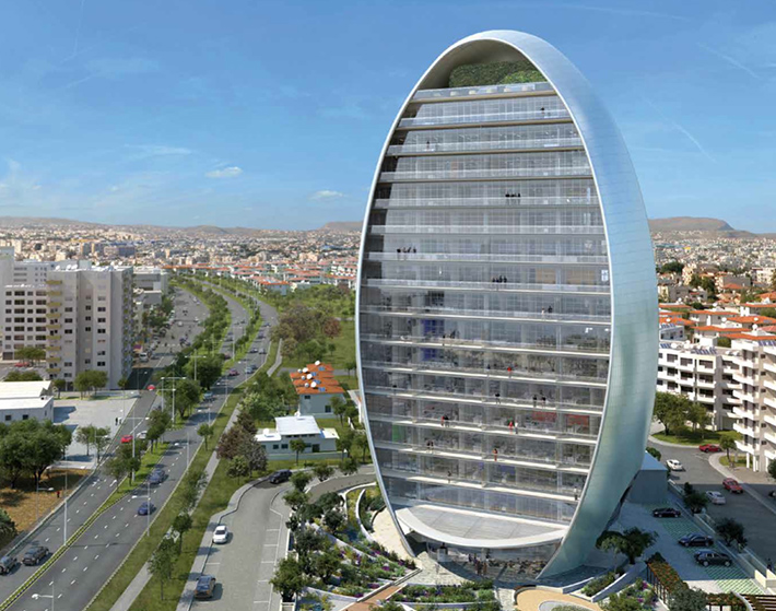  The Oval skyscraper, Limassol, Cyprus