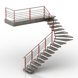 stair 3D Model Preview #ac5b9d6a