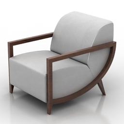 3D Armchair preview